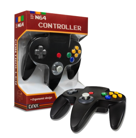 N64 Handkontroll (Black) New