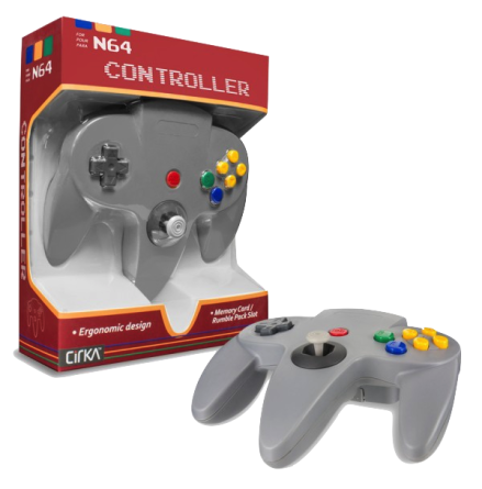 N64 Handkontroll (Grey) New