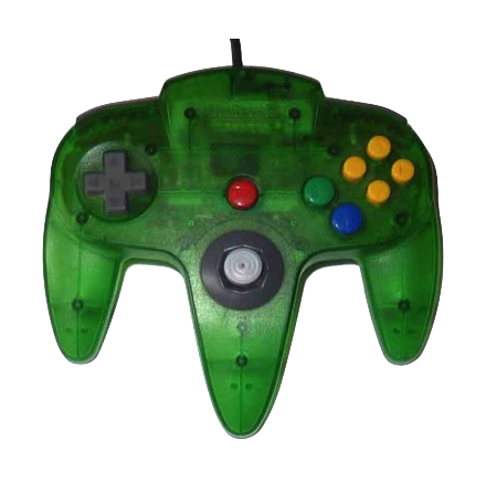 Nintendo 64 Handkontroll Grn/Jungle Green Transparent beg